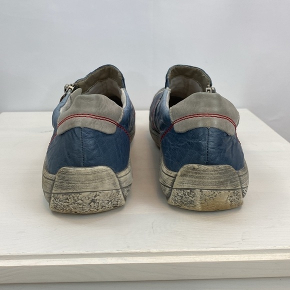 EUC Remonte Leather Blue Shoe Low Rise - Picture 5 of 11